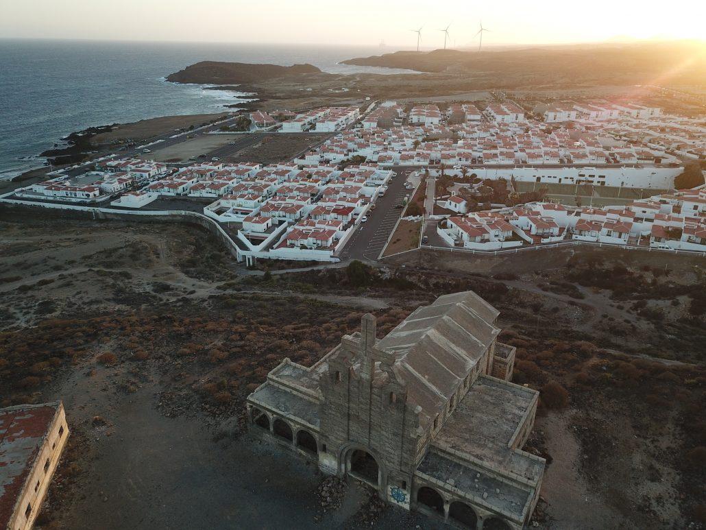 Geisterstadt von Abades aus der Luft